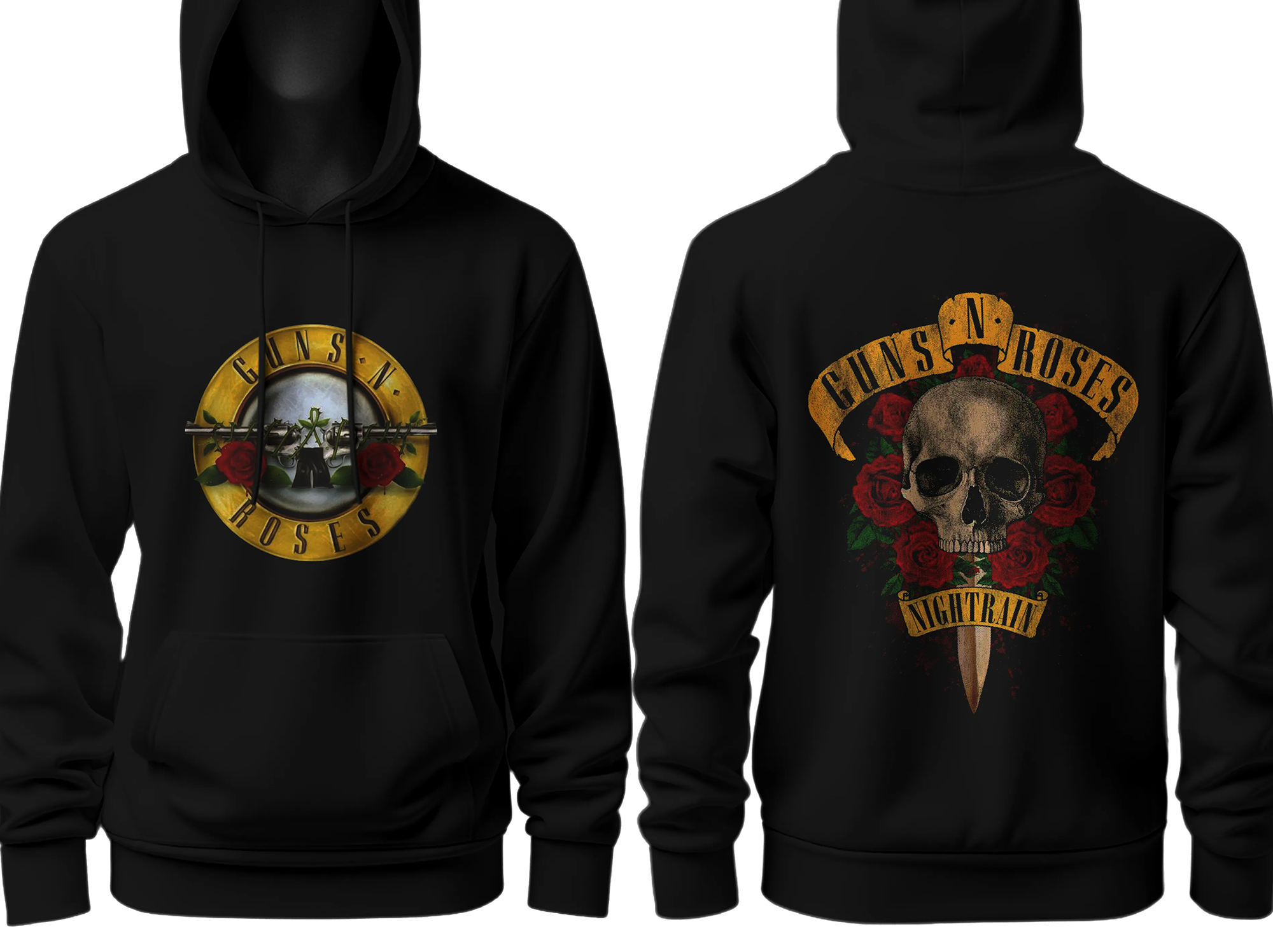 Buzo estampado "Guns N Roses Logo Clásico"